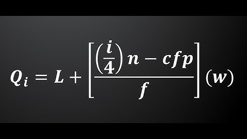How to Find the Quartiles in Grouped Data (Tagalog-Explained)