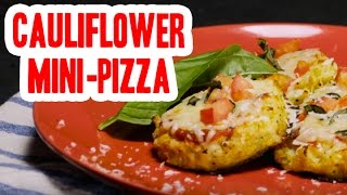 The BEST Cauliflower Pizza Crust | Keto \& Low-Carb Friendly Mini Pizza