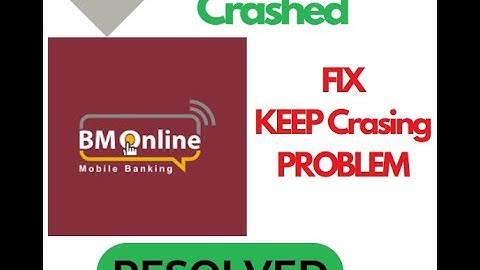 Fix BM Online App Keeps Crashing Problem in Android | Easy Solution!