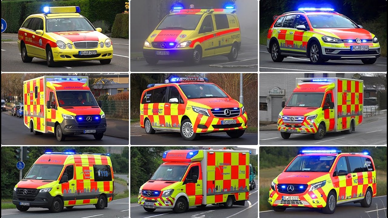 [Rettungsdienst SRAC | 2005-2025] ● 🚨🚑 EINSATZFAHRTEN von RTW, NEF, KTW & LNA im Laufe der Zeit 🕰🚑