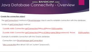 JDBC Connectivity-OBJECT ORIENTED DESIGN AND PROGRAMMING-KTU