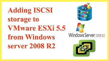 Adding ISCSI storage to VMware ESXi 5.5 from Windows server 2008 R2
