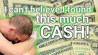 I found HOARDER CASH STASH! ~ Lost Hoarder House FOOTAGE! ~ Elderly woman paid me to EMPTY home!