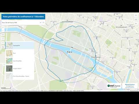 COMMENT CALCULER LE PÉRIMÈTRE DE 1 KILOMÈTRE DU CONFINEMENT ?