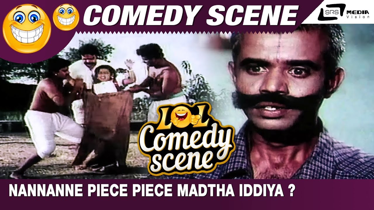 Nannanne Piece Piece Madtha Iddiya ?| Seetha Aanjaneya| Tennis Krishna | Comedy Scene-5