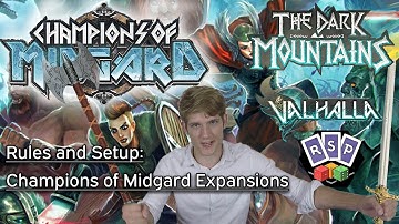 Champions of Midgard The Dark Mountains & Valhalla Setup and Rules - Ready Steady Play