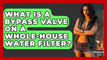 What Is A Bypass Valve On A Whole-House Water Filter? - Survival Skills for Everyone