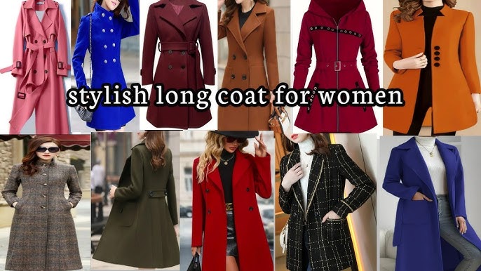 Bankeng Women Winter Wool Blend Camel Mid-Long Coat Notch Double-Breasted  Lapel
