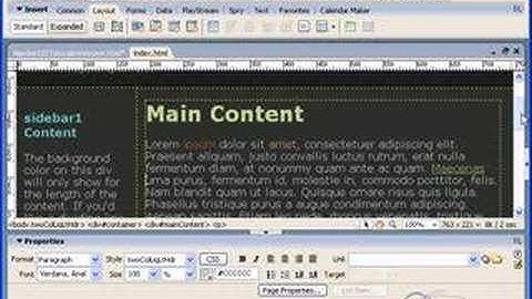 Dreamweaver CS3 SPRY Menu CSS Tutorial 5-8