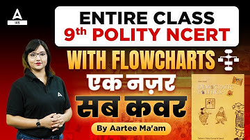 UPSC CSE | Entire Class 9th Polity NCERT with Flowcharts | By Aartee Ma