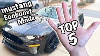 Top 5 Mustang Ecoboost Mods!