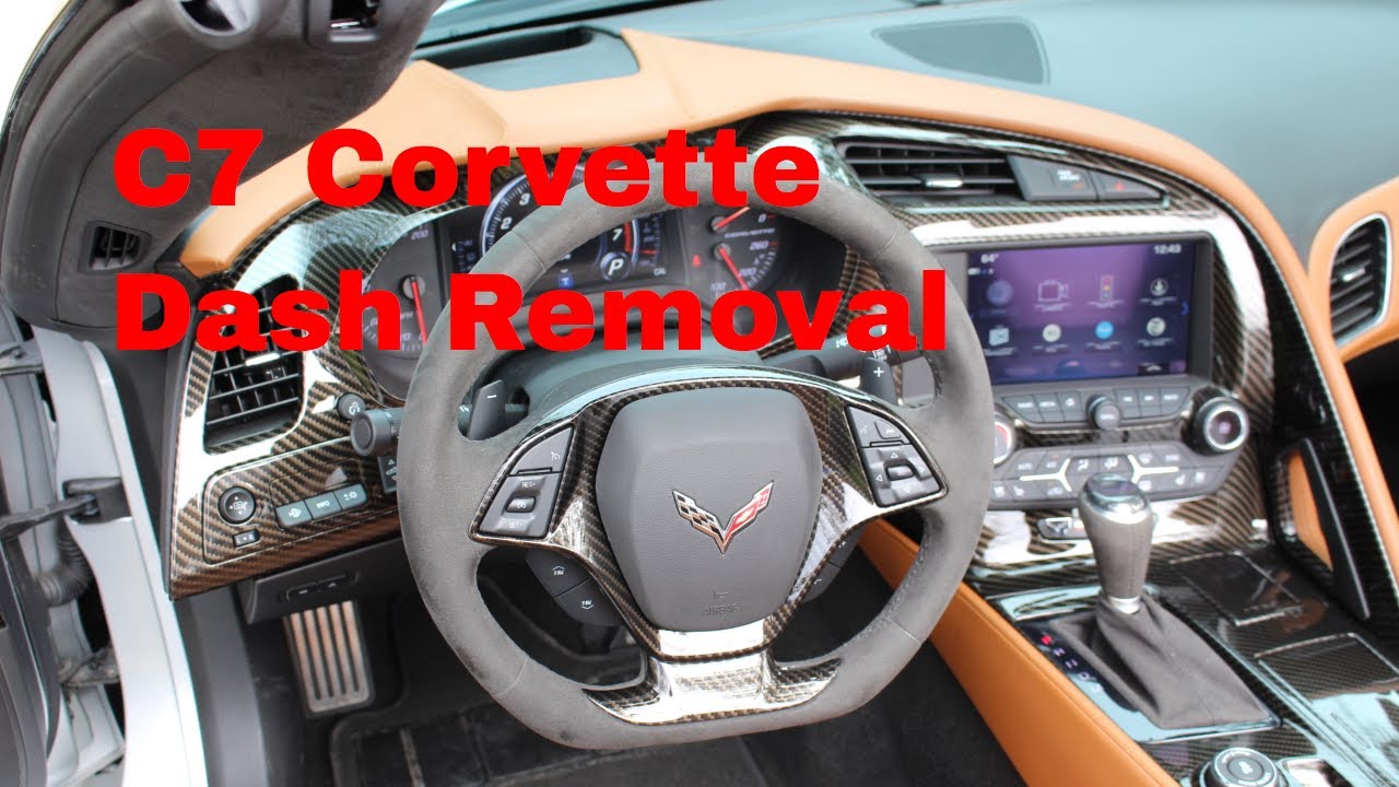 C7 Corvette Dash Removal Step By Step Procedure
