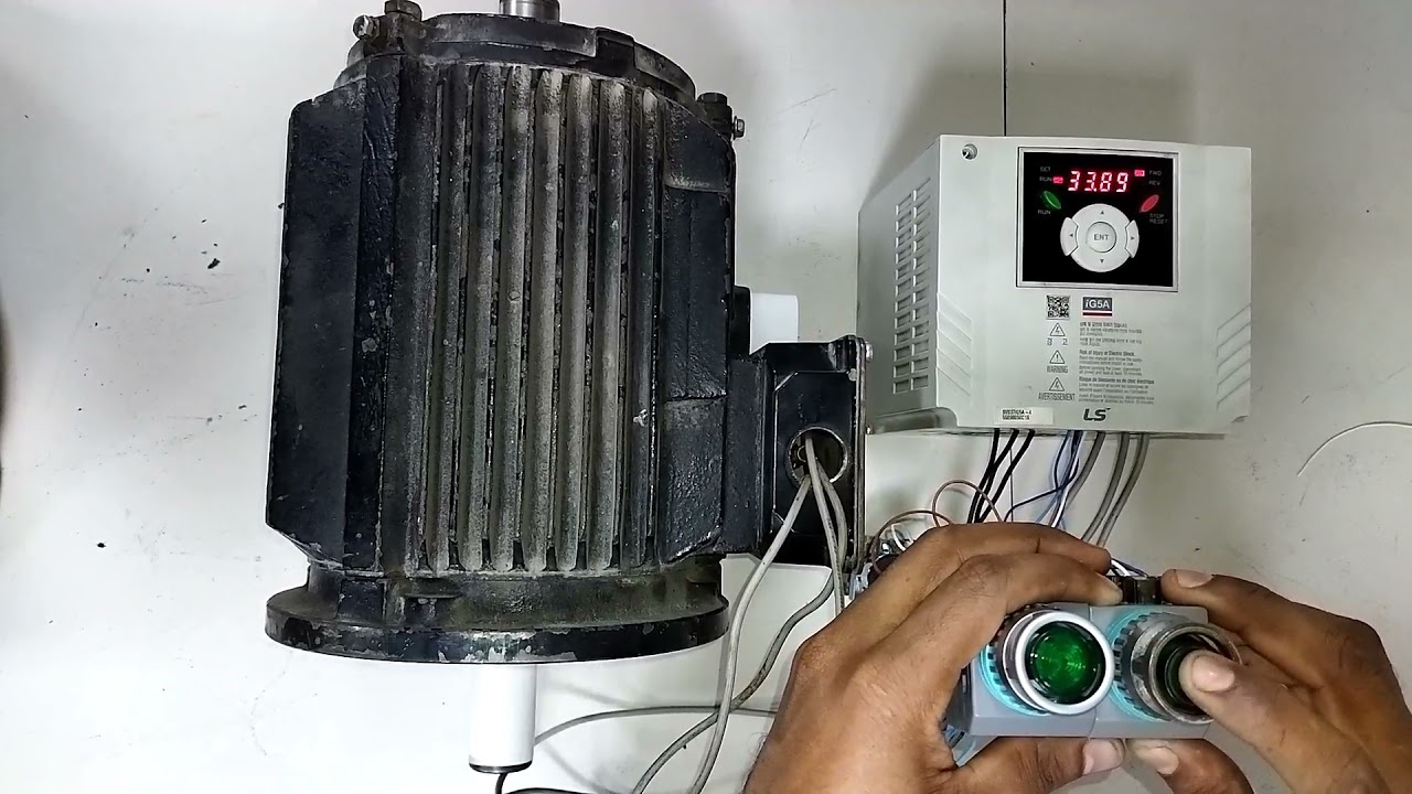 LS ig5a VFD . frequency up- down with push switch