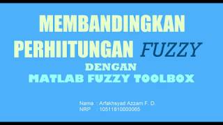 Perbandingan hasil hitungan fuzzy secara manual dan dengan fuzzy toolbox pada MATLAB screenshot 4