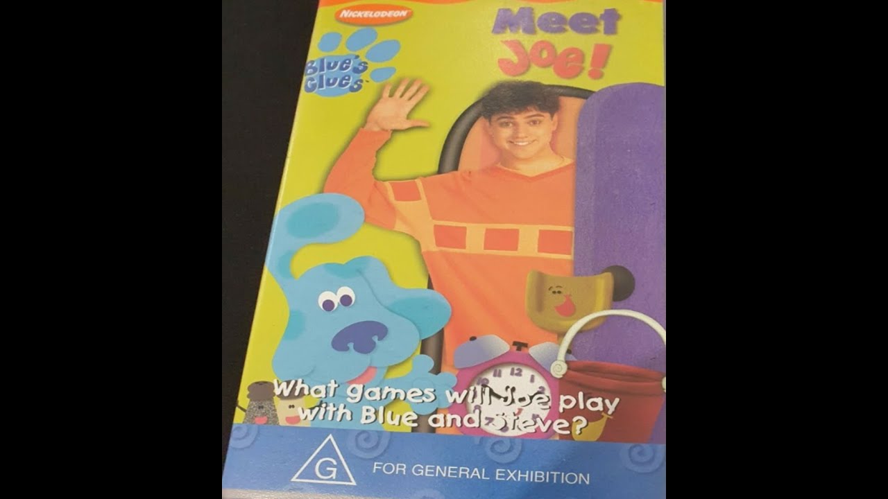 Opening to Blue's Clues Meet Joe 2003 VHS (Australia) YouTube