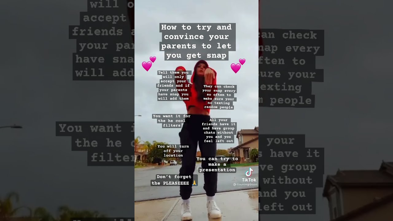 How To Convince Your Parents Let You Have Snap Snapchat Recommended Blowthisupforme Shorts