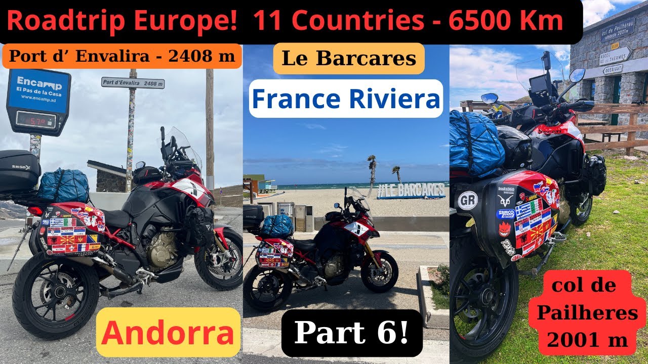 Roadtrip Europe!11 Countries - 6500 Km! Part 6! Spain - Andorra - France! Η επιστροφή!