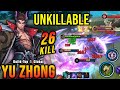 26 Kills No Death!! Crazy Plays Yu Zhong 100% Unkillable Build - Build Top 1 Global Yu Zhong ~ MLBB Mp3 Song