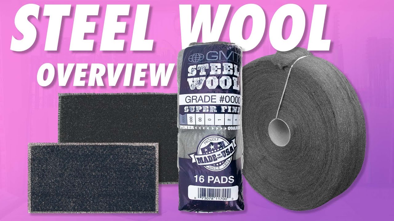 Super Fine 0000 Steel Wool for Metal Working 8 Pads 