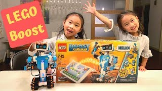 LEGO Boost: Building Our First LEGO Robot Process Video For Kids w/ Educational Coding Kit