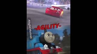 Thomas vs lightning McQueen #meme #whoisstrongest
