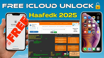 New iCloud Activation Lock remove with haafedk tool 2025