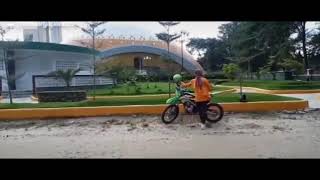 Cewek hijab doyan KLX 150 || Deli serdang ||