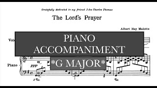 The Lord's Prayer (A.H. Malotte) G Major Piano Accompaniment/Voice Guide - Karaoke