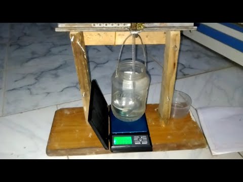 كيف تصنع ميزان كثافة الأحجار الكريمة