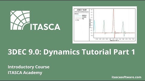 3DEC 9.0 Dynamics Tutorial Part 1 | Introduction to Dynamic Simulation Setup