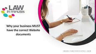 Why does your website need legal documents