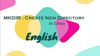 MKDIR - Create Directory in Linux - English
