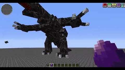 Minecraft Mob Battle: Anti-Air Wither Turret vs Mobzilla
