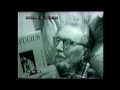 Ezra Pound interview for BBC 1959