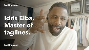 Booking.com | Idris rehearses for his big game debut 2022