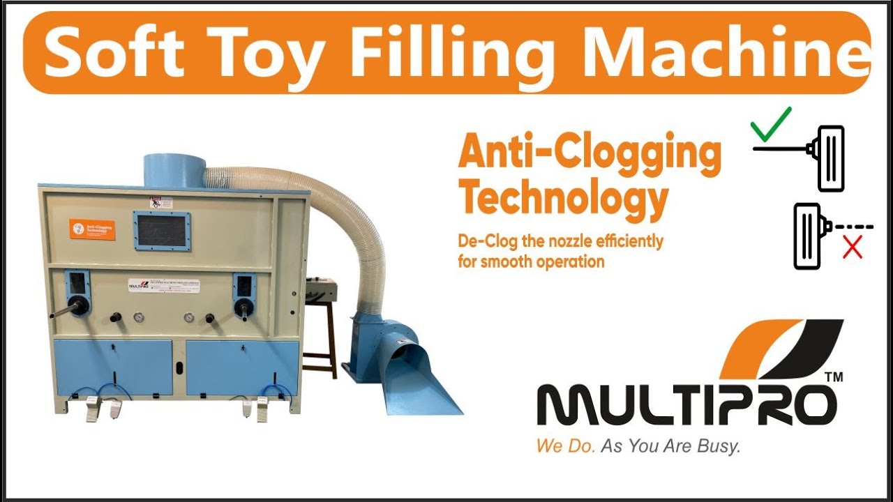 Multipro Plush toy stuffing machine / Soft toy filling machine