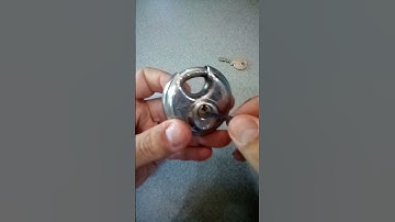 How to Lock Pick Disk Lock in 3 Seconds With DIY Tool At Home #shorts