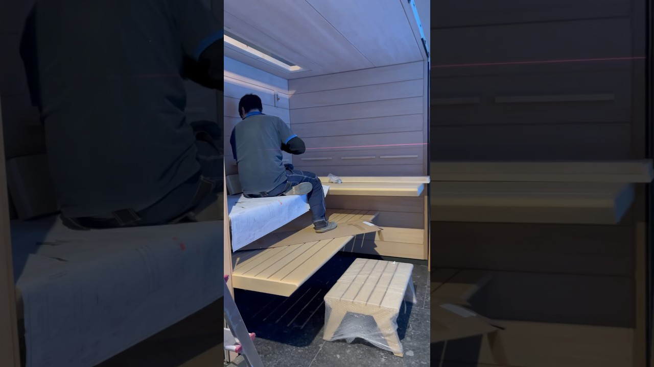 Assembling the ultimate Klafs sauna 