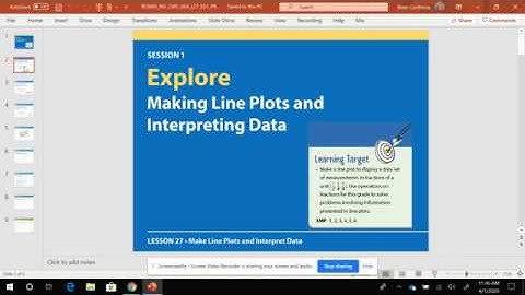 Making Line Plots and Interpret Data