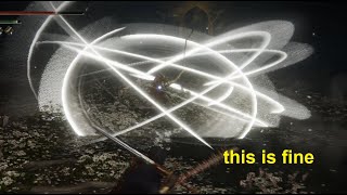 Elden Ring - How to dodge Malenias flurry slashes combo (No shield)
