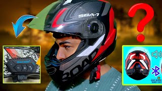 Calling helmet review / HEADFOX N2 Smart Bluetooth sba7 Calls | Music