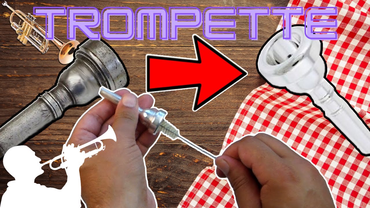 COMMENT NETTOYER une EMBOUCHURE de TROMPETTE ? (HOW to CLEAN a TRUMPET  MOUTHPIECE) - [TUTO] [DIY] #5 