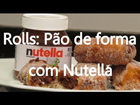 COMO FAZER PÃO GOURMET FOFINHO E RECHEADO COM NUTELLA @receitandosabores 