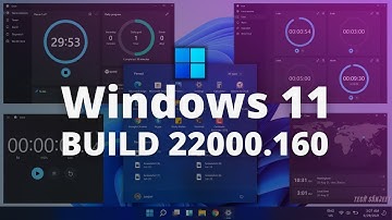 Windows 11 New Update (Build 22000.160) | Windows 11 Update Brings New Clock App!