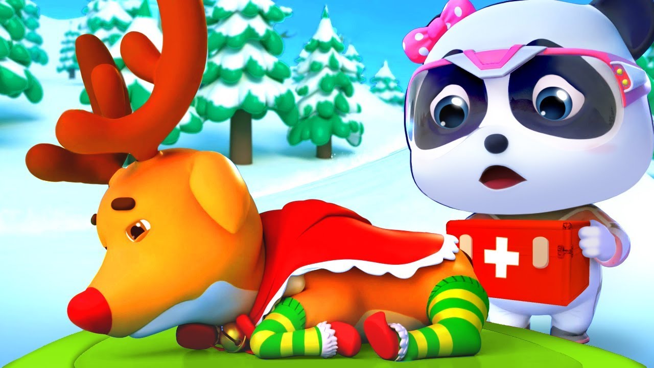Reindeer Has a Stomachache | Sick Song | Doctor Cartoon | Kids Cartoon | Babies Videos | BabyBus