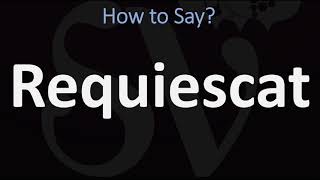 How to Pronounce Requiescat? (CORRECTLY) 