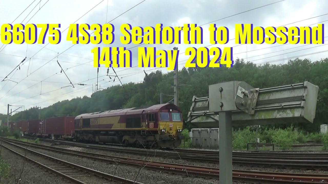 66075 4S38 Seaforth to Mossend - 14th May 2024