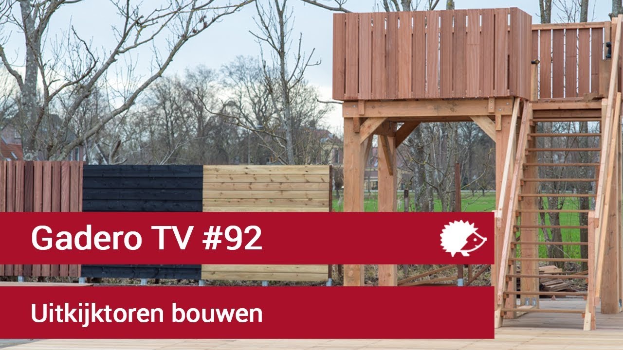 #92 Uitkijktoren bouwen in onze nieuwe showtuin in Breukelen