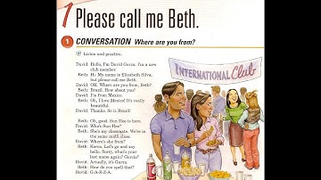 DIALOGUE 1 - PLEASE CALL ME BETH