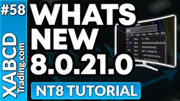 NinjaTrader 8.0.21.0 - What